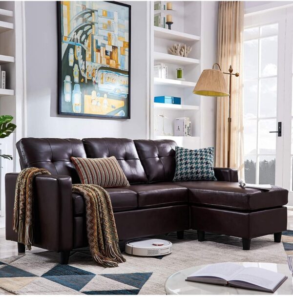 L Shape Leather Sofa Repair & Upholstery Service