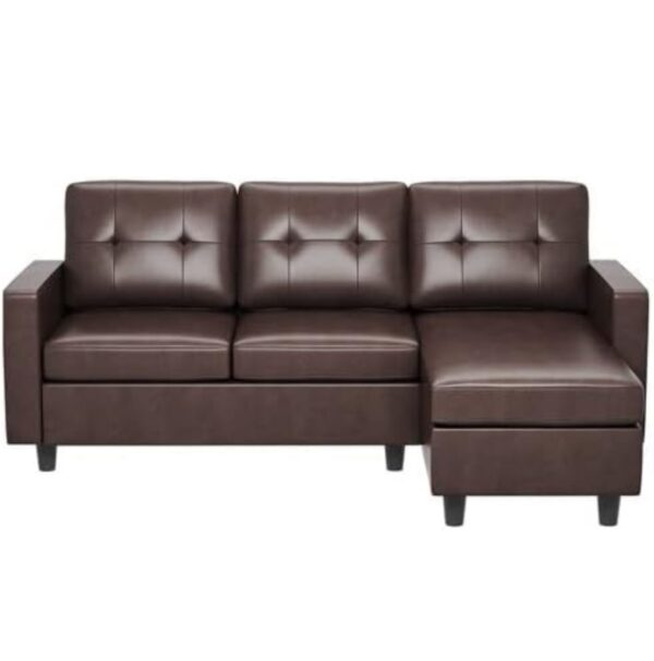 L Shape Leather Sofa Repair and Upholstery Service in Delhi NCR